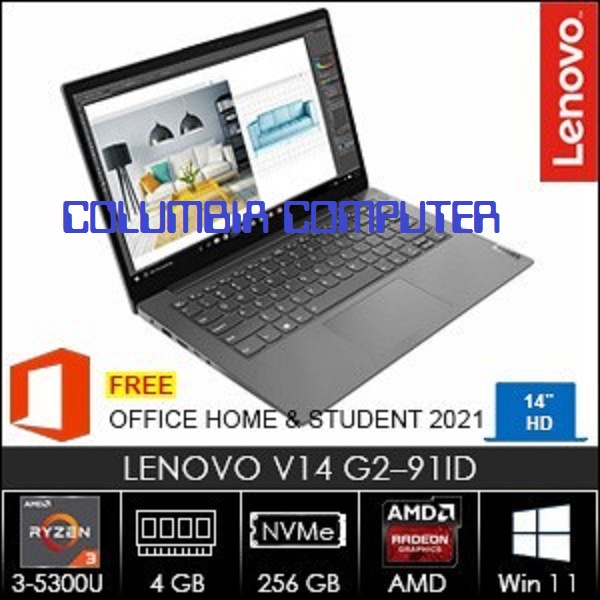 LENOVO V14 G2–91ID Ryzen 3-5300u