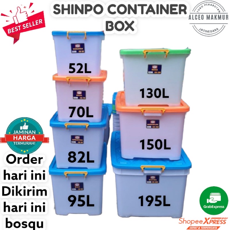 Container Box / Box Serbaguna / CB 52-60-70-82-95-130-150-195 -SHINPO