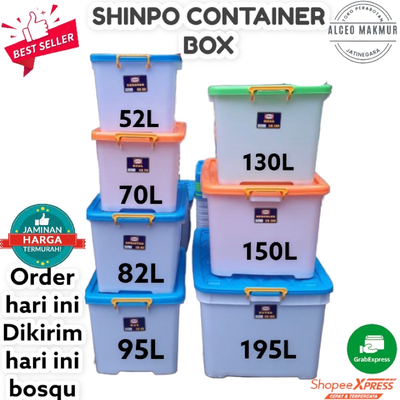 Container Box Shinpo / CB 52-60-70-82-95-130-150-195