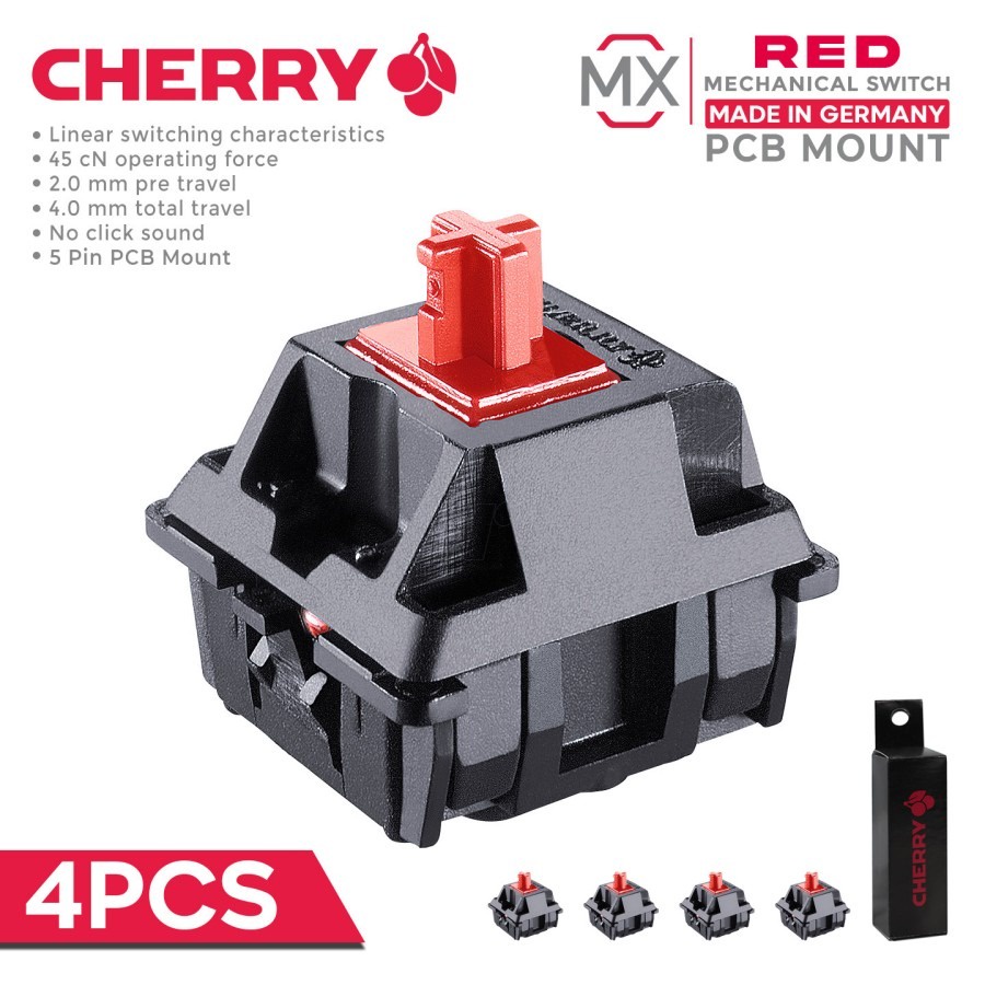 CHERRY MX SWITCH PCB MOUNT 5 PIN NO BACK LIGHT