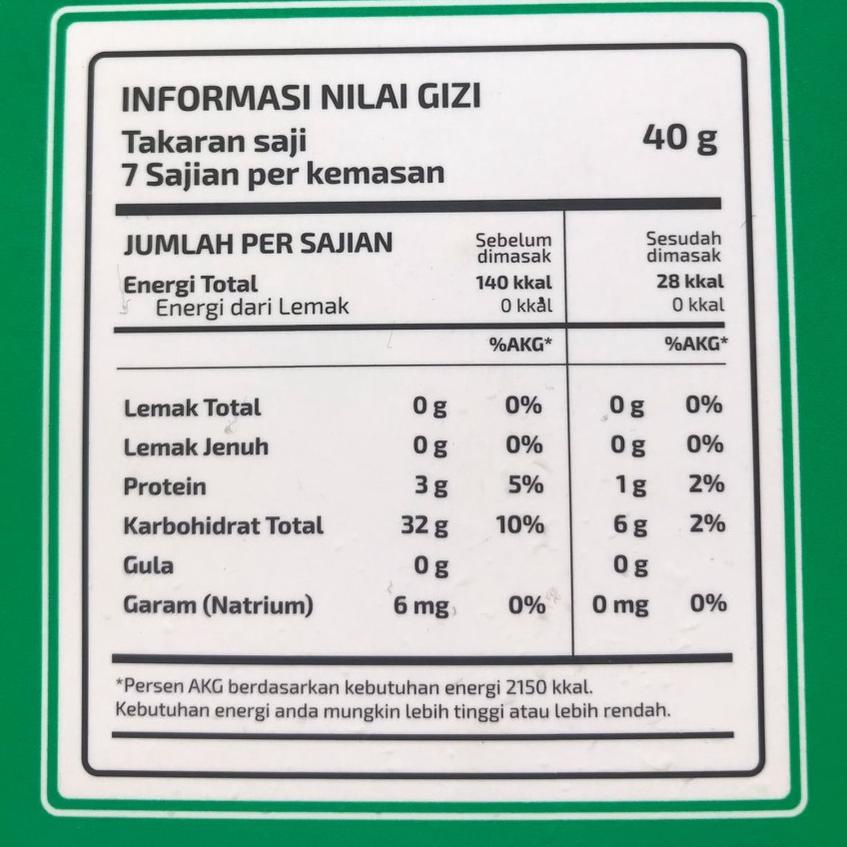 

Terlaris Fukumi Beras Porang Sachet 1 Box ( 7 Sachet x 40gram ) RDB