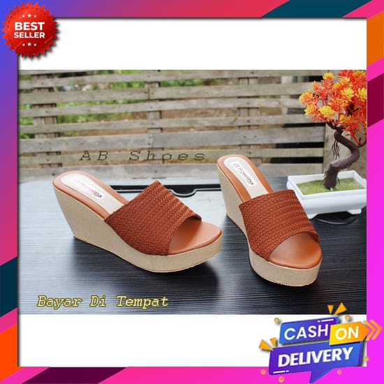 Sepatu Wanita Weges Kelsey Terbaru Motif Cantik Banget 8391-40 Ke Kt13 Hr 09 Sandal Santai Untuk Wa 