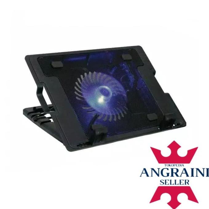 

STAND PORTABLE LAPTOP FAN COOLING KIPAS ALAS MEJA NOTEBOOK ADJUSTABLE