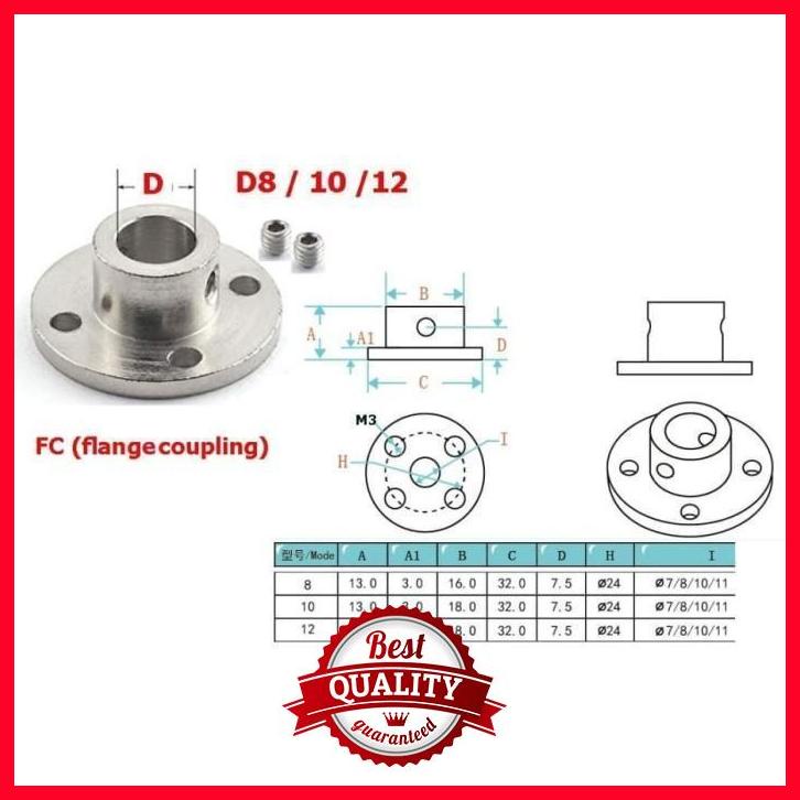 (TDP) Flange Coupling 12MM