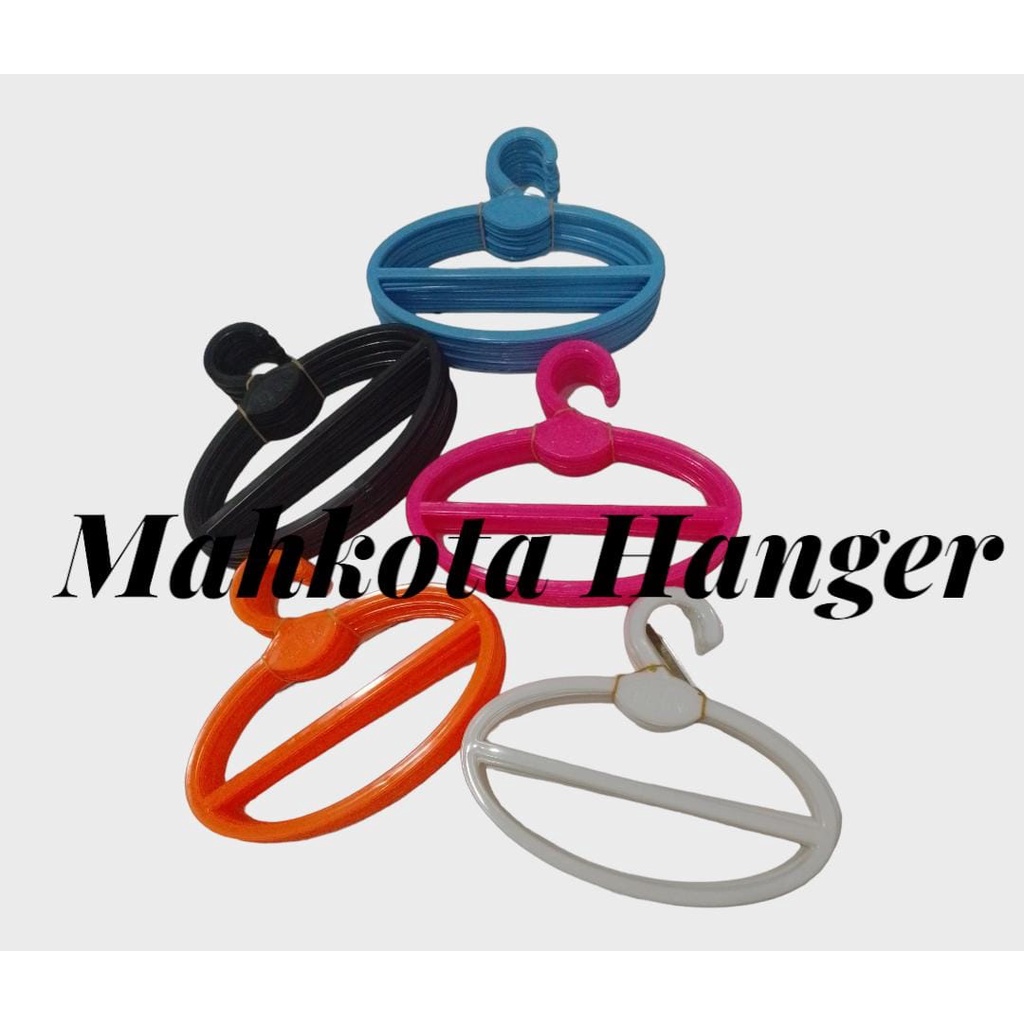 Hanger Jilbab Oval/Gantungan Syal Scarf Pasmina Bentuk