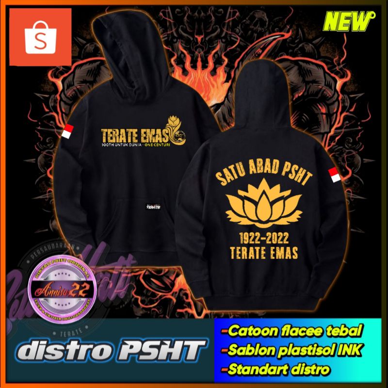 JAKET HODIE PSHT TERATE EMAS SATU ABAD (KODE A1)