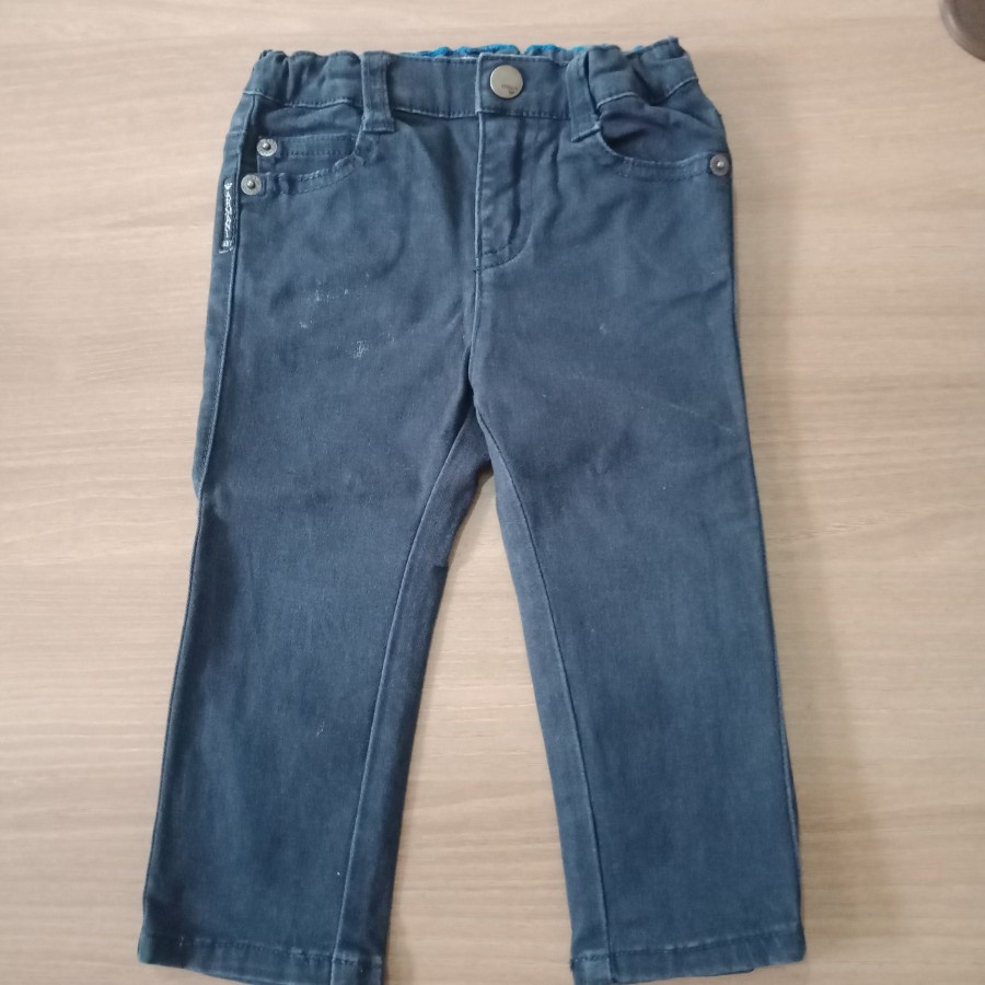 Preloved Celana Panjang Jeans Armani Navy Baby Original 9months