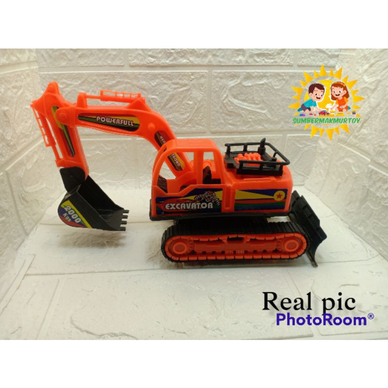 Mainan Anak Truk Beko Excavator bermesin Excavator Truck Mainan Edukasi Anak