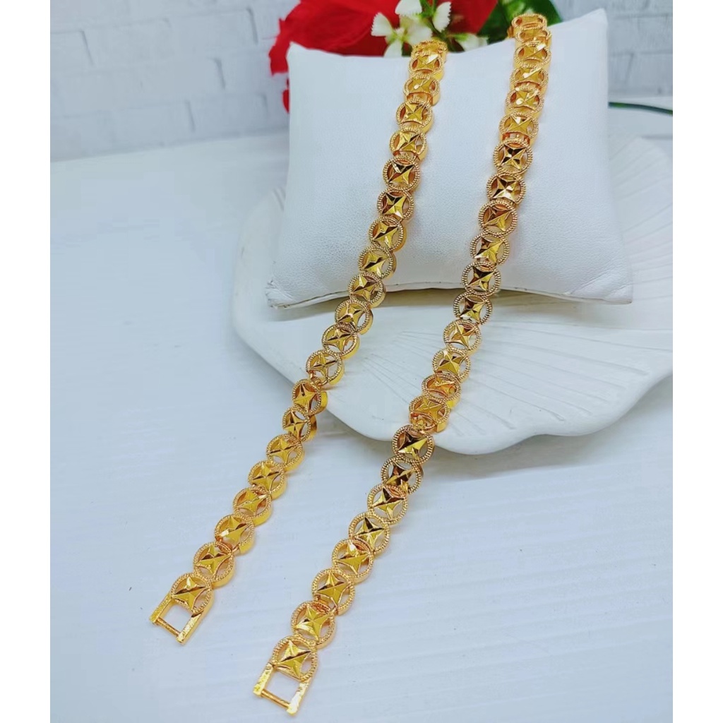 Gelang Xuping Lapis Emas 24K Perhiasan N118.119