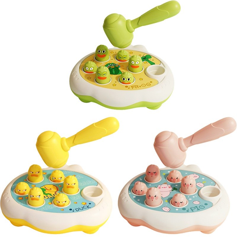 MOMBABY1 mainan anak Whack a mole / Mainan motorik sensorik autis pukul tikus