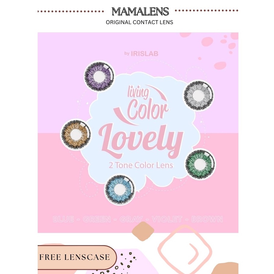 Softlens Lovely Minus -0.50 sd -2.50 Free Lenscase -MAMALENS