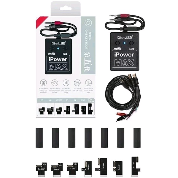 Qianli iPower Max One Key Boot - Kabel Power Supply untuk 6G / 6P / 6S / 6SP / 7G / 7P / 8 / 8P / X 