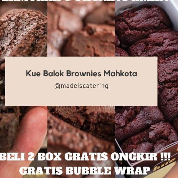

BAYAR DITEMPAT✔️Kue Balok Brownies Mahkota|SQ9