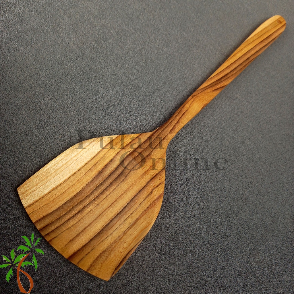 Sodet Kayu Jumbo 40cm - Sutil Spatula Kayu Wood Turner