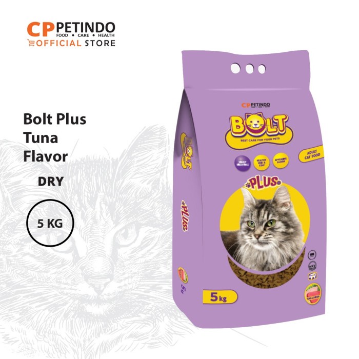 Makanan Cppetindo Bolt Plus Cat Food - 5 Kg
