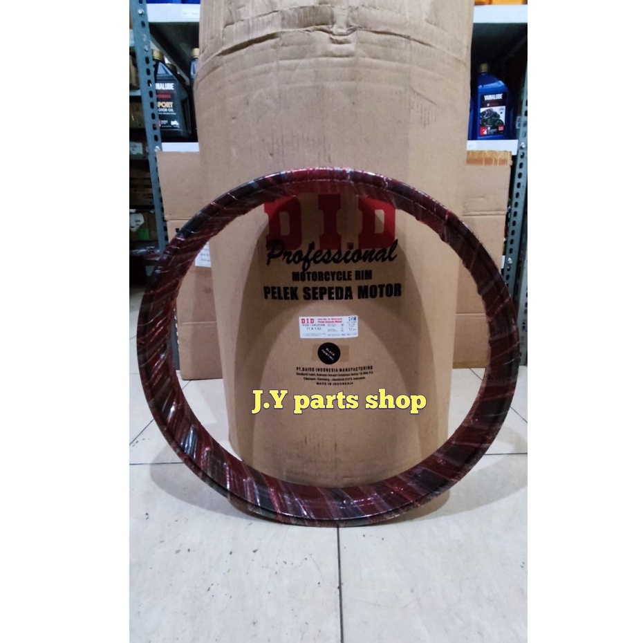 VELG VELK RIM DID 17 X 1.40 HITAM / CHROME 36 HOLE