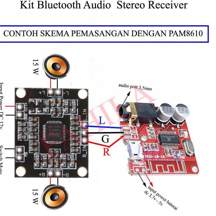 Murah Banget Kit Bluetooth Audio Receiver Stereo Modul Bluetooth Audio Decorder