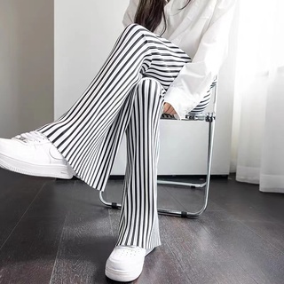 【Blossom】Korean Summer Striped  Long Pants 7319