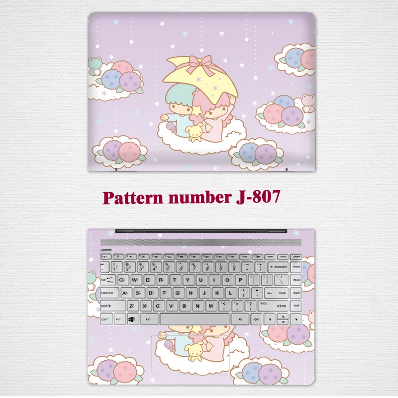 Stiker Skin Vinyl 2 Sisi Motif Kartun Untuk Laptop 11 / 12 / 13 / 14 / 15 / 17 Inch HP Probook 440 Probook 450 EliteBook 840 735 G345