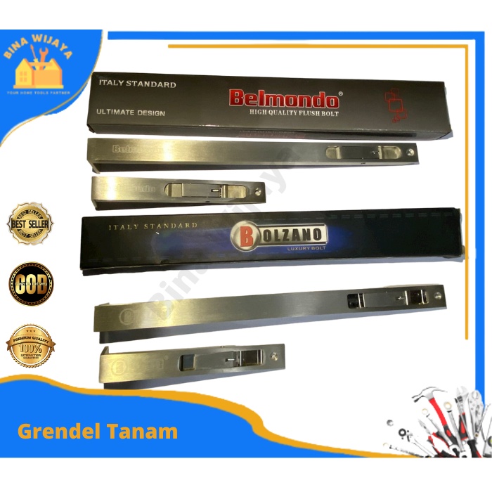 GRENDEL TANAM PINTU DOUBLE  PINTU DUA BOLZANO/BELMONDO Grendel Pintu Tarung Kupu Kupu Pengunci Pintu