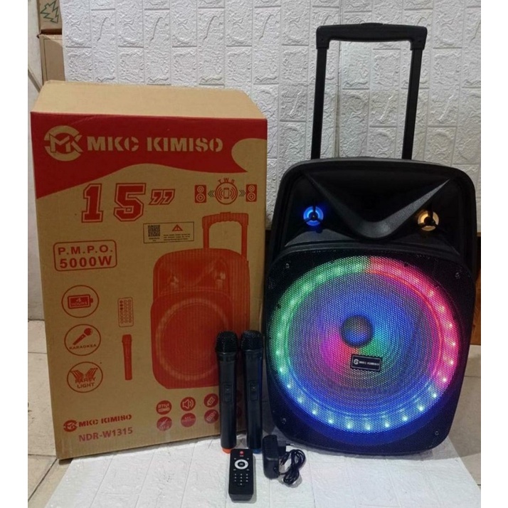 Speaker Meeting Bluetooth Portable Troli Qs1507 15 inc