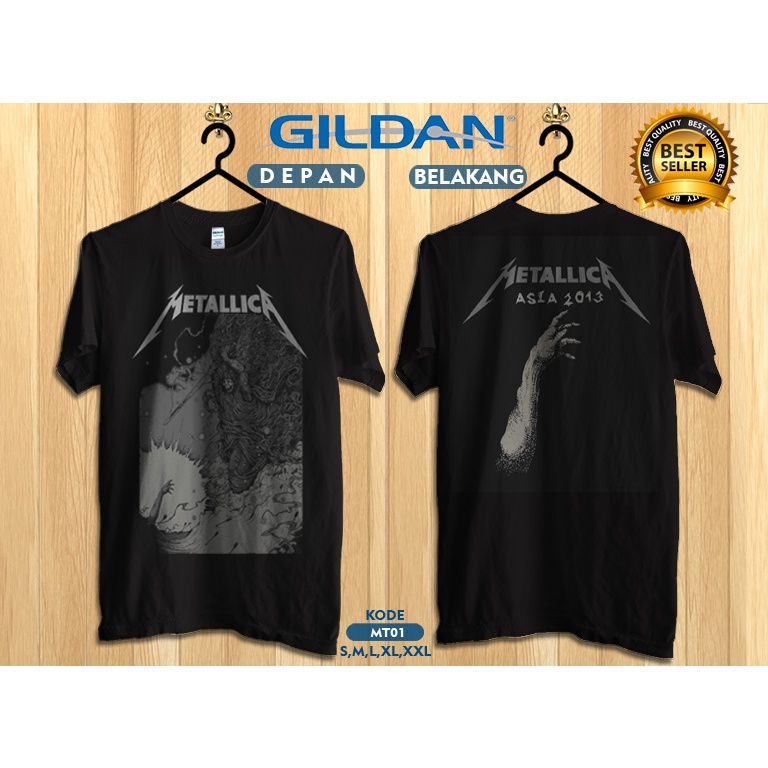 Kaos metallica phantom lord tour asia 2013 original gildan mt1