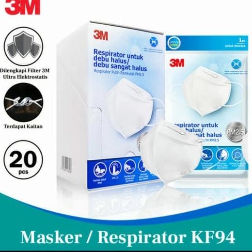 Masker Respirator 3M KF 94 Original 88-116677 Murah
