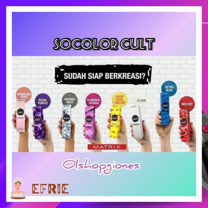 MATRIX SOCOLOR CULT ROYAL PURPLE CAT RAMBUT UNGU  OXYDANT 135ML - CAT DAN OXYDANT LIMITED