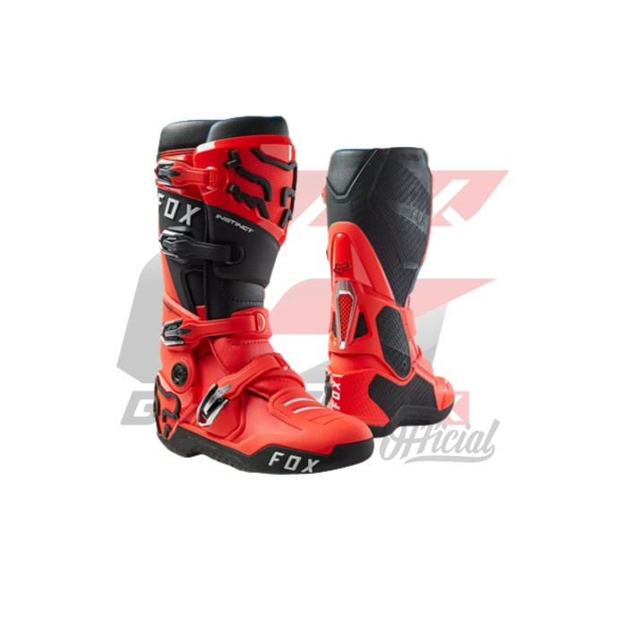 SEPATU FOX INSTINCT BOOT - FLO RED