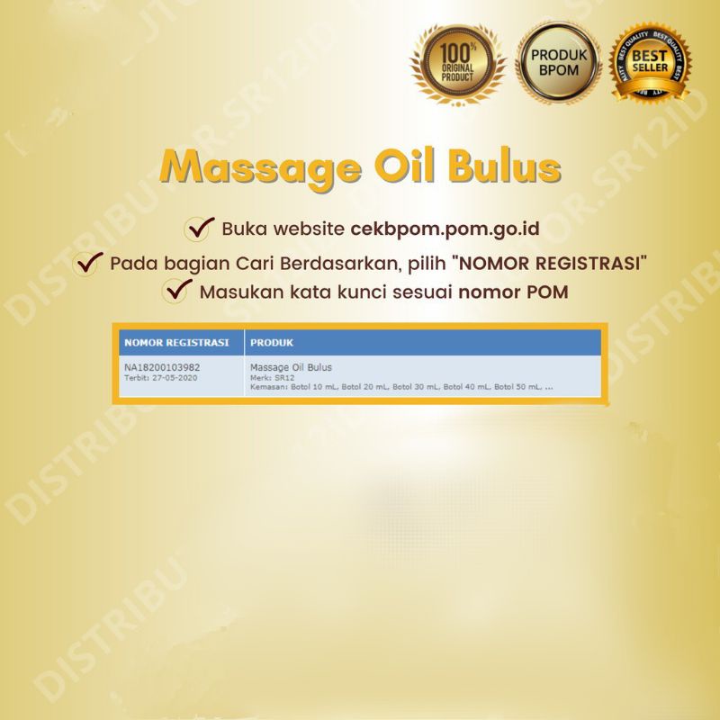 MINYAK BULUS ORIGINAL / MESSAGE OIL BULUS