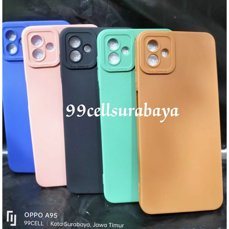 Silicon pro camera case macaron Samsung  A54 A34 A14 A04 A04E dan A04S terbaru