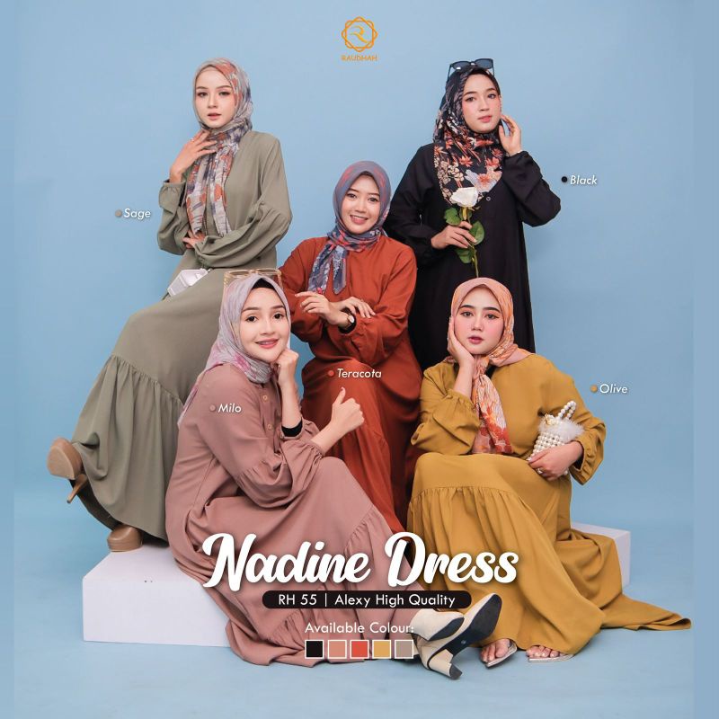 MIDI DRESS // GAMIS RAYON NADINE DRESS