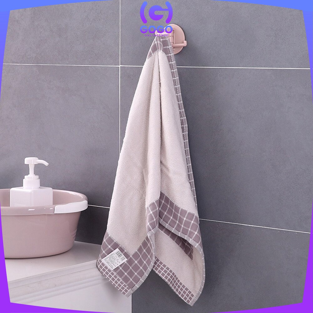 GOGO-C132-133 C255 Gantungan Tempel Dinding 3 Kait Rotating Hook 3in1 / Gantungan Sapu dan Pel Tempel