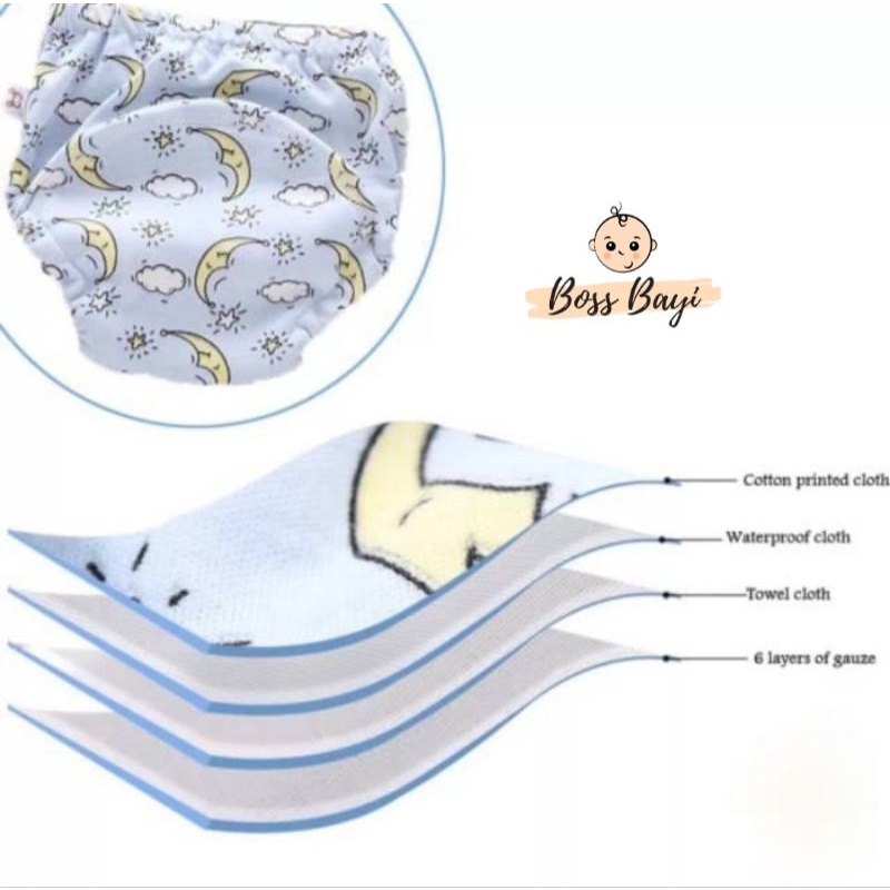 BOSS BAYI - Training Pants Anak Import / Potty Pants / Celana Dalam untuk Toilet Training