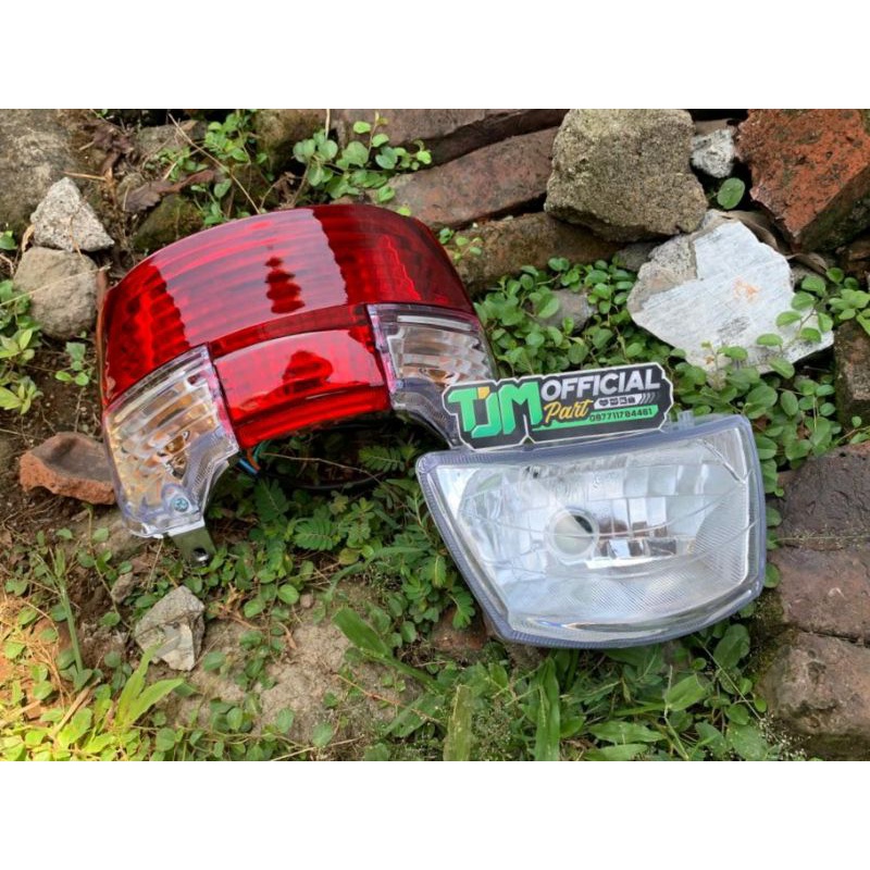 Narita lampu depan set stoplam assy belakang yamaha vega r lama pnp fiz fiz r