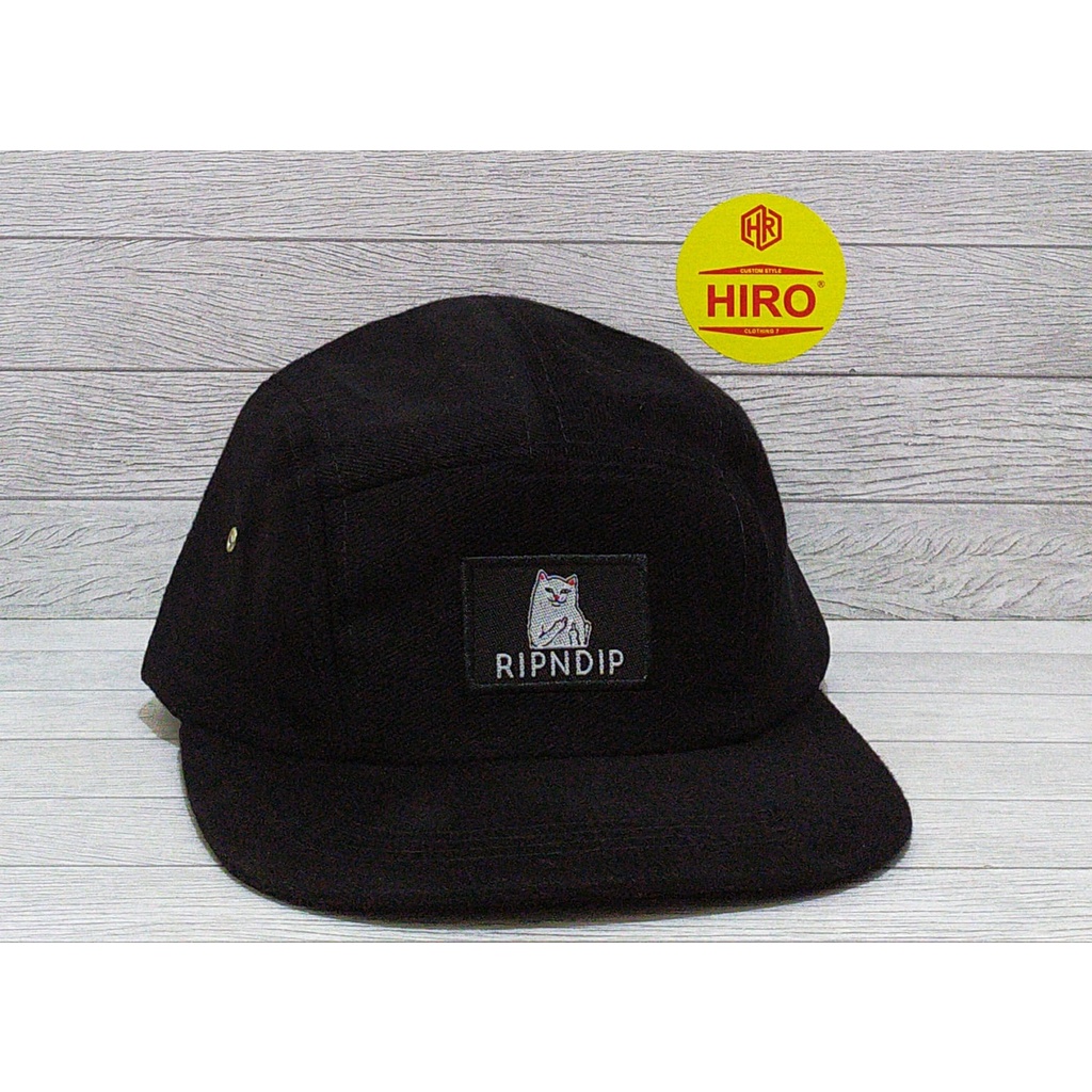 [COD]Topi Distro Pria/Topi Snapback Bordir RND Lima Panel/Topi Hip-Hop/Topi Keren