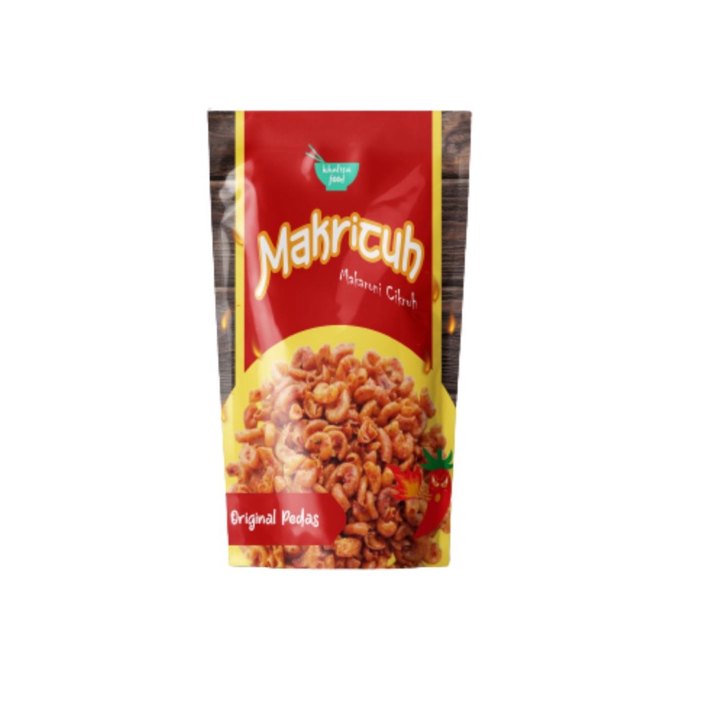 

Khalisa Food - Makricuh ( makaroni cikruh ) Rasa Pedas Daun Jeruk 100gram