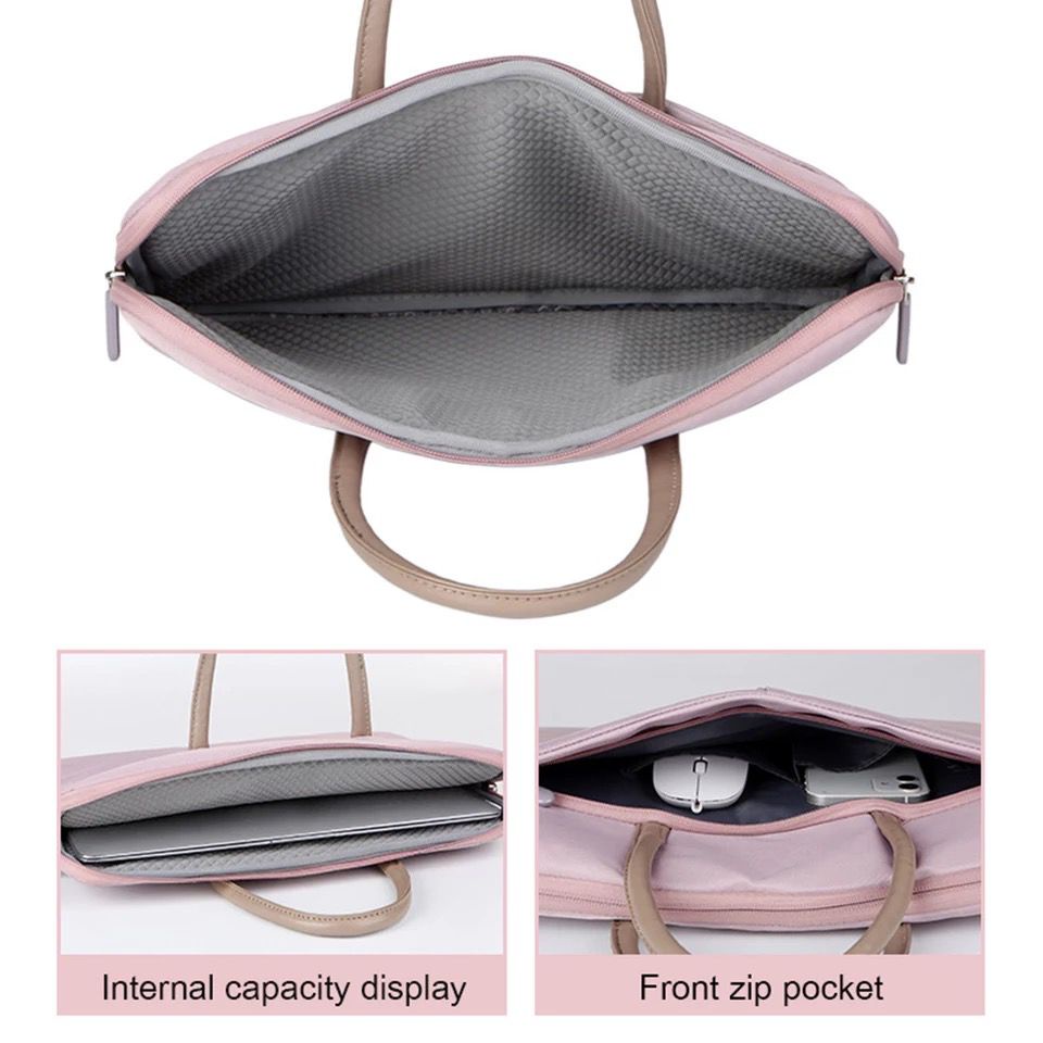 Tas Laptop Jinjing Remoid Pipe Handstrap Softcase Sleeve 13 14 15 16 inch