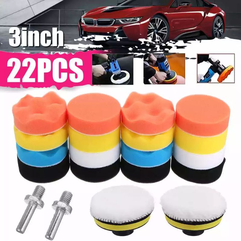 Sponge Polishing Busa Poles Waxing Buffing Poles Mobil 3 Inch