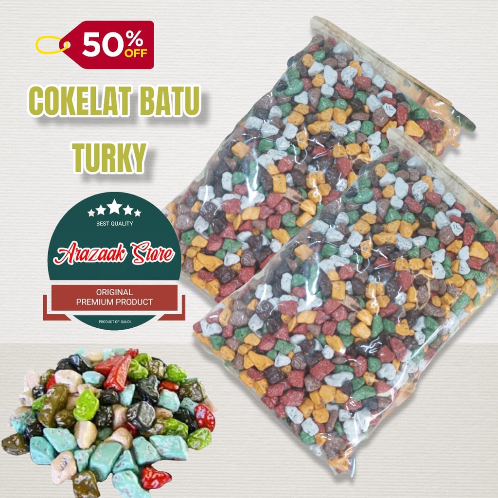 

Coklat batu /coklat krikil original saudi 1kg/oleh oleh haji dan umroh