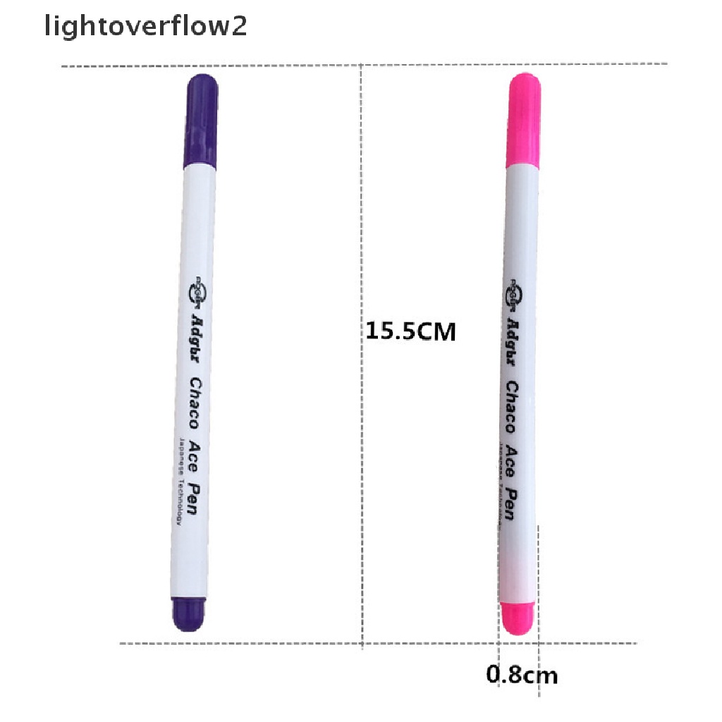 (lightoverflow2) 4pcs / Set Spidol Kain Erasable Untuk Perlengkapan Menjahit (ID)