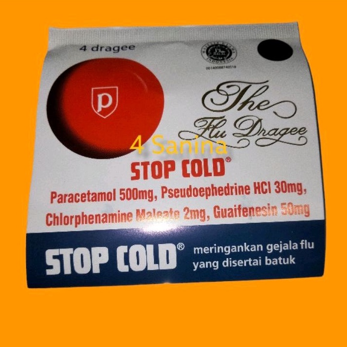 Stop cold 1 strip miringankan gejala flu dan batuk