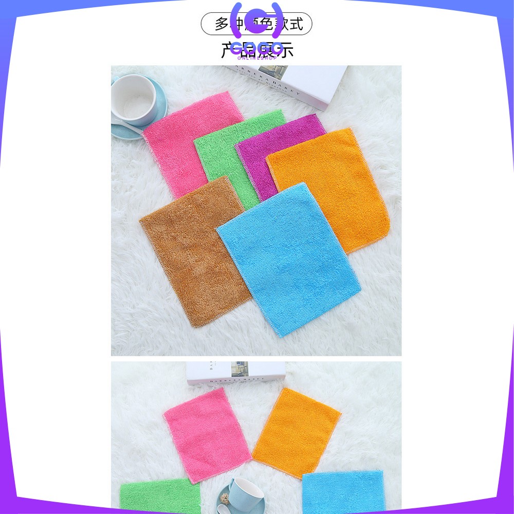 GOGO-C100 Kain Lap Microfiber Kain Handuk Towel / Kain Serbaguna / Serbet Dapur / Kain Lap Piring / Kain Lap Dapur