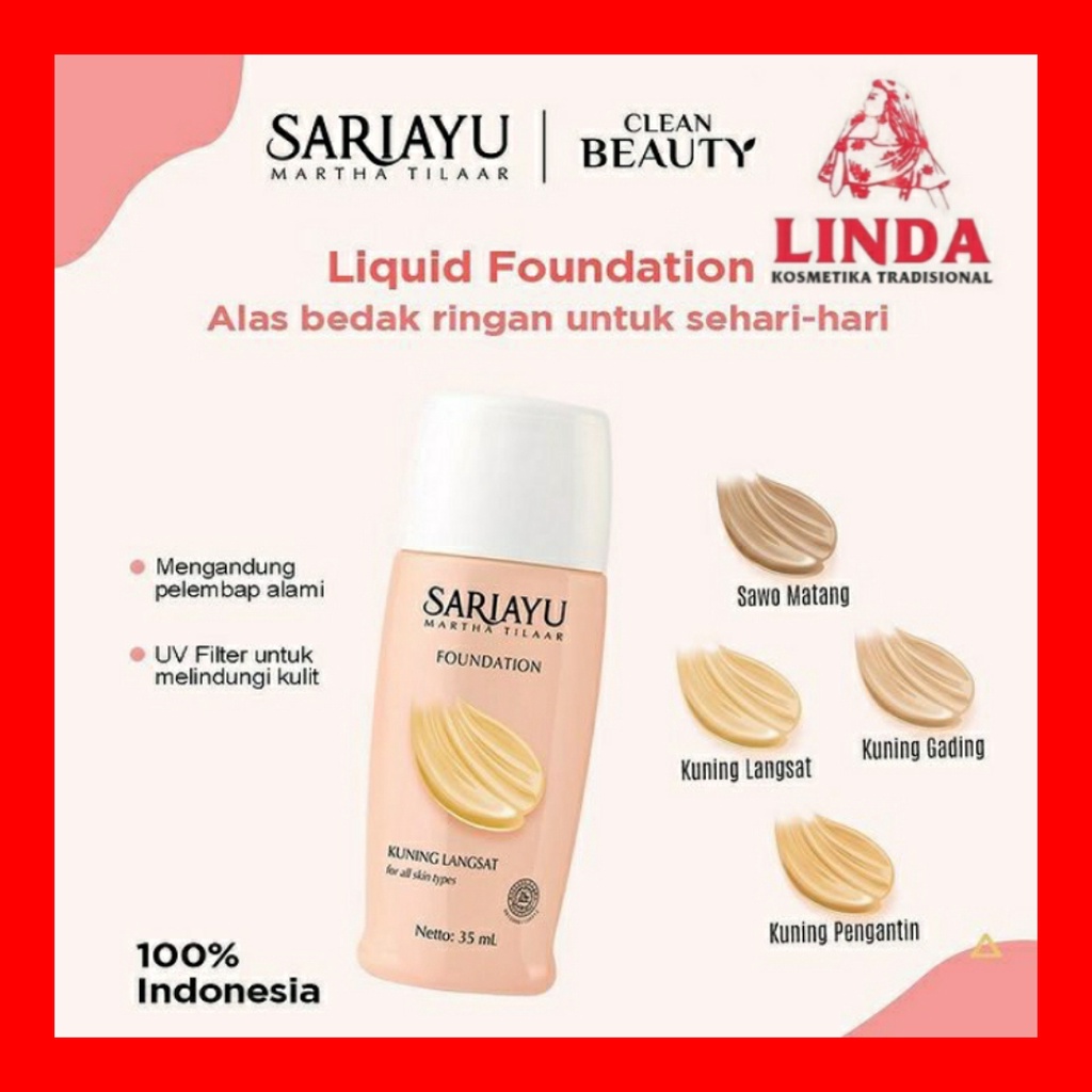 SARIAYU FOUNDATION 35 ml