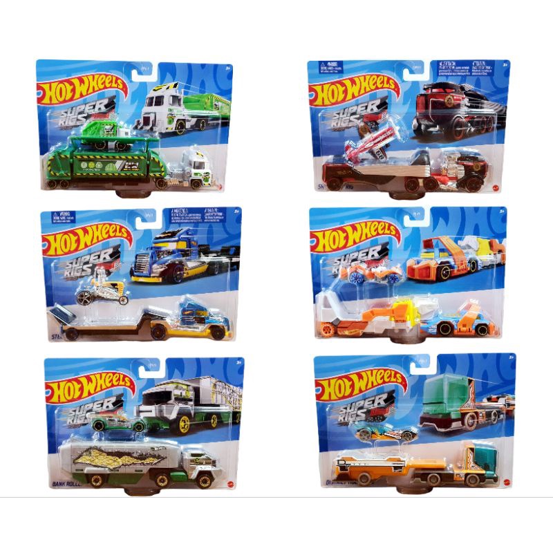 Hot Wheels Super Rigs Truck Hauler Transparant Hotwheels