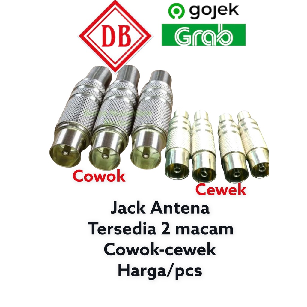 Jual Jack Antena Tv Colokan Antena Colokan Anten Sambungan Kabel Antena