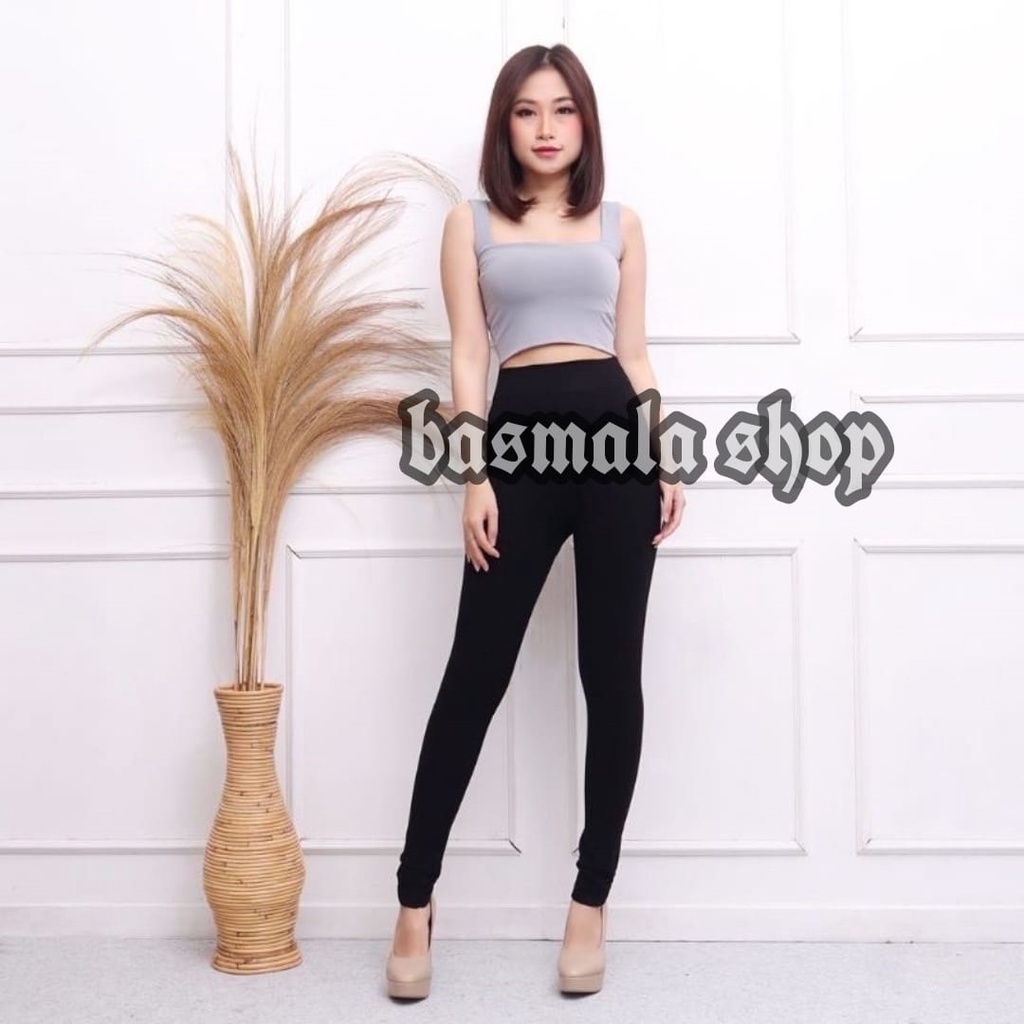 LEGGING HITAM / LEGGING WANITA HITAM STANDAR / LEGGING WANITA HITAM JUMBO