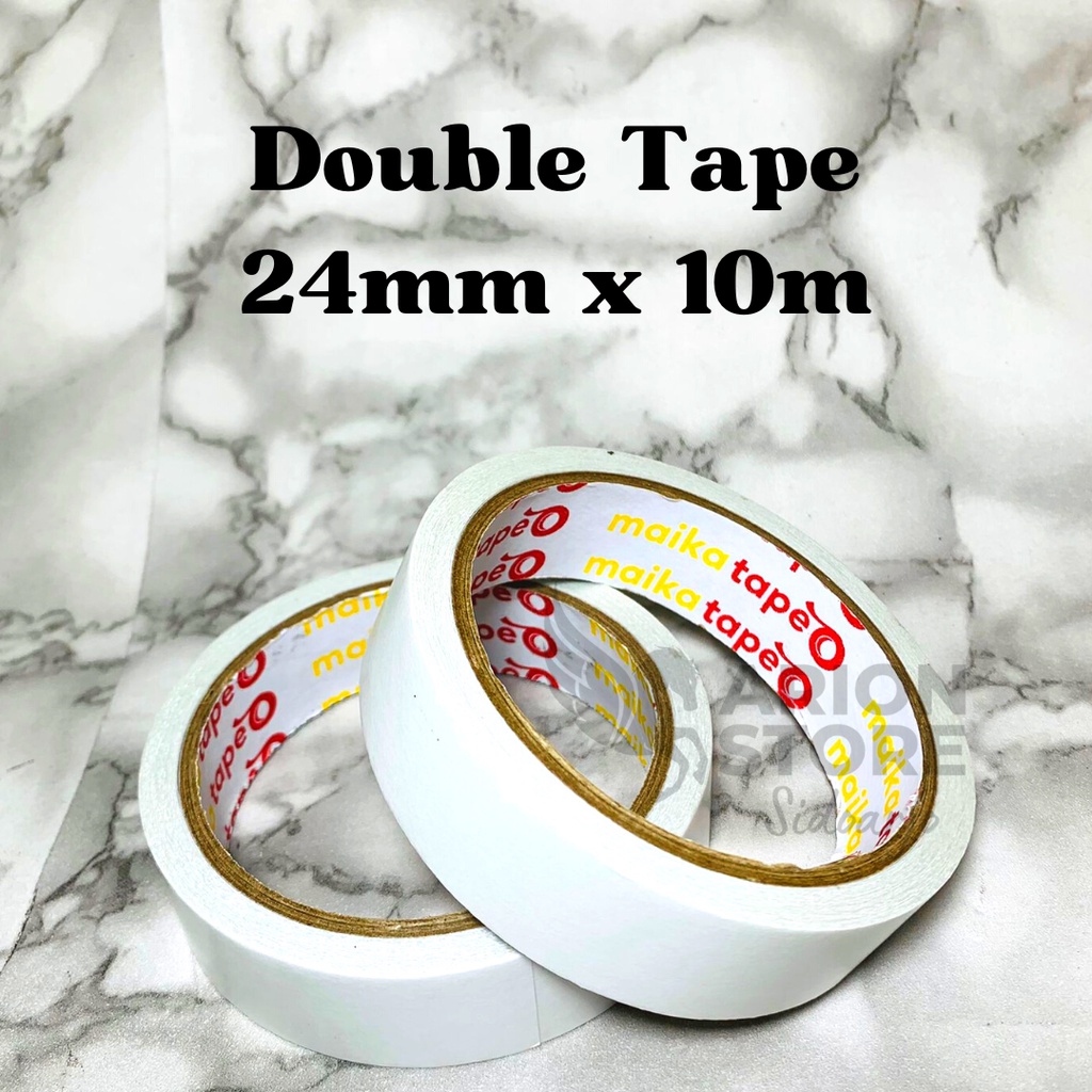 Jual [ARION STORE] Isolasi Double Tape 24mm x 10m / Double Tape 12mm x