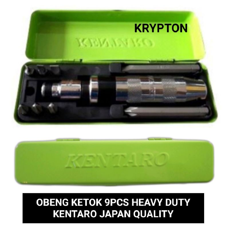 OBENG KETOK SET 9PCS HEAVY DUTY KENTARO JAPAN QUALITY