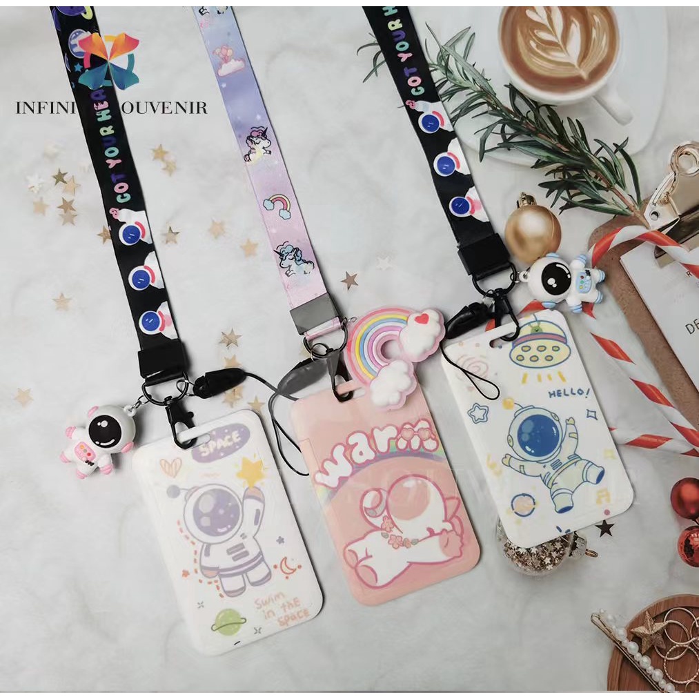 (N007) NAMETAG PENDANT TALI GANTUNGAN / CARD HOLDER / NAME TAG ID CARD / ID CARD KARAKTER